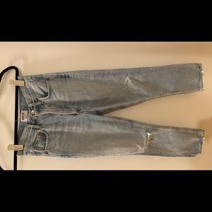 Agolde riley cropped jeans